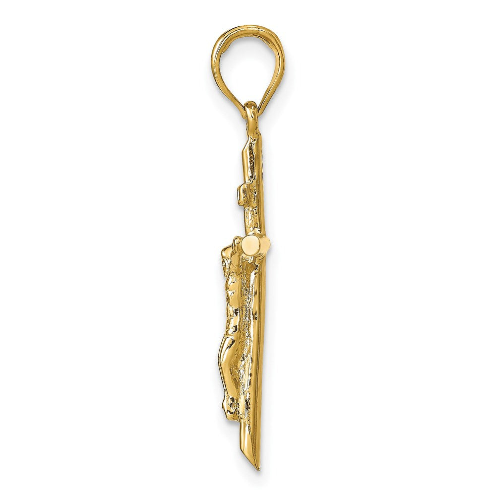 Charlie & Co Jewelry | 14k Stick Style Crucifix Pendant - Model C4355