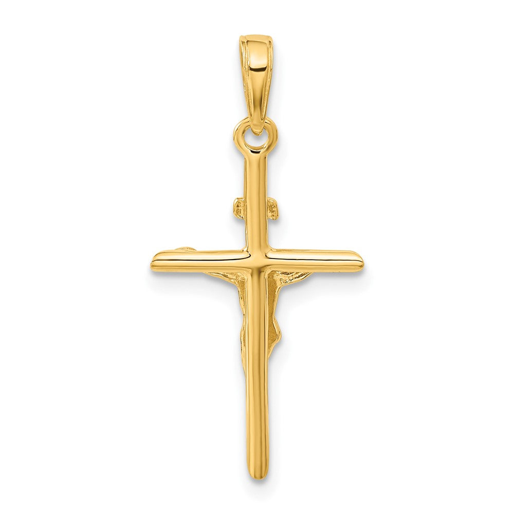 Charlie & Co Jewelry | 14k Stick Style Crucifix Pendant - Model C4355