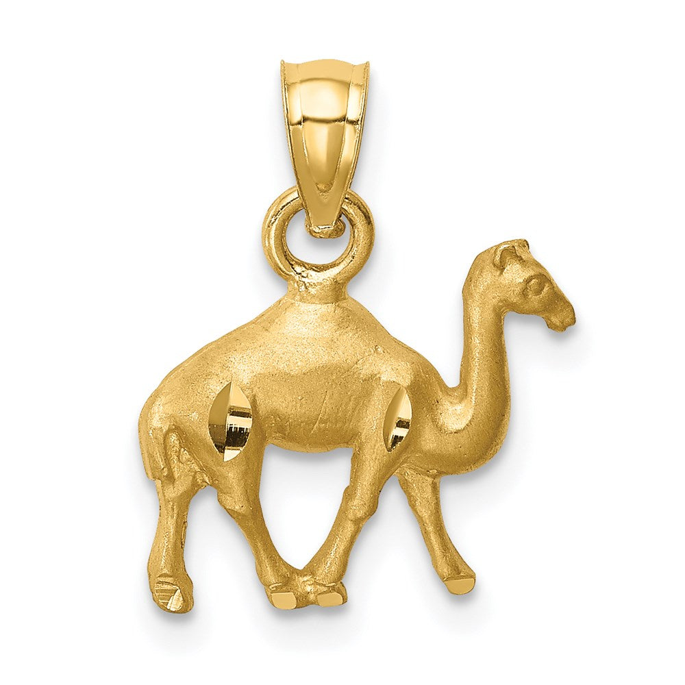 14K Gold Camel Necklace Pendant - Charlie & Co. Jewelry
