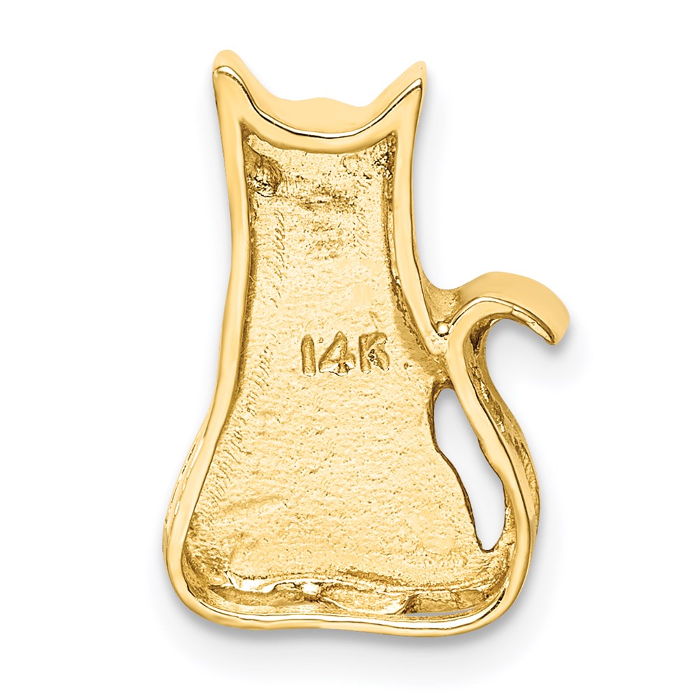 Charlie & Co Jewelry | 14k Cat Chain Slide - Model C4626