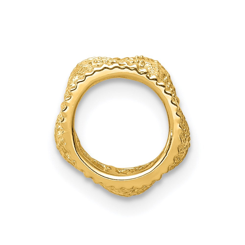 Charlie & Co Jewelry | 14k Polished Starfish Slide - Model C4636