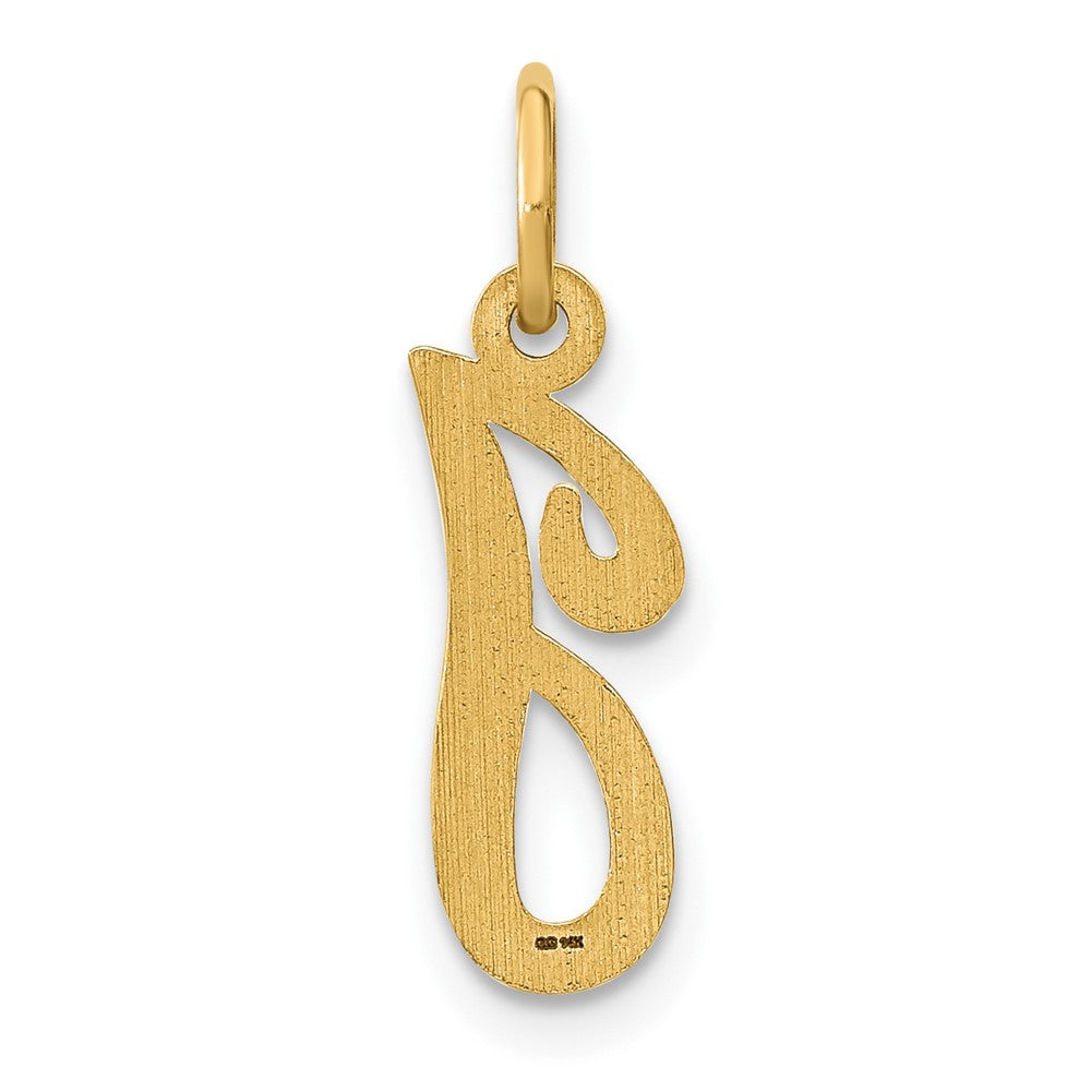 Charlie & Co Jewelry | 14ky Script Letter I Initial Charm - Model C564I