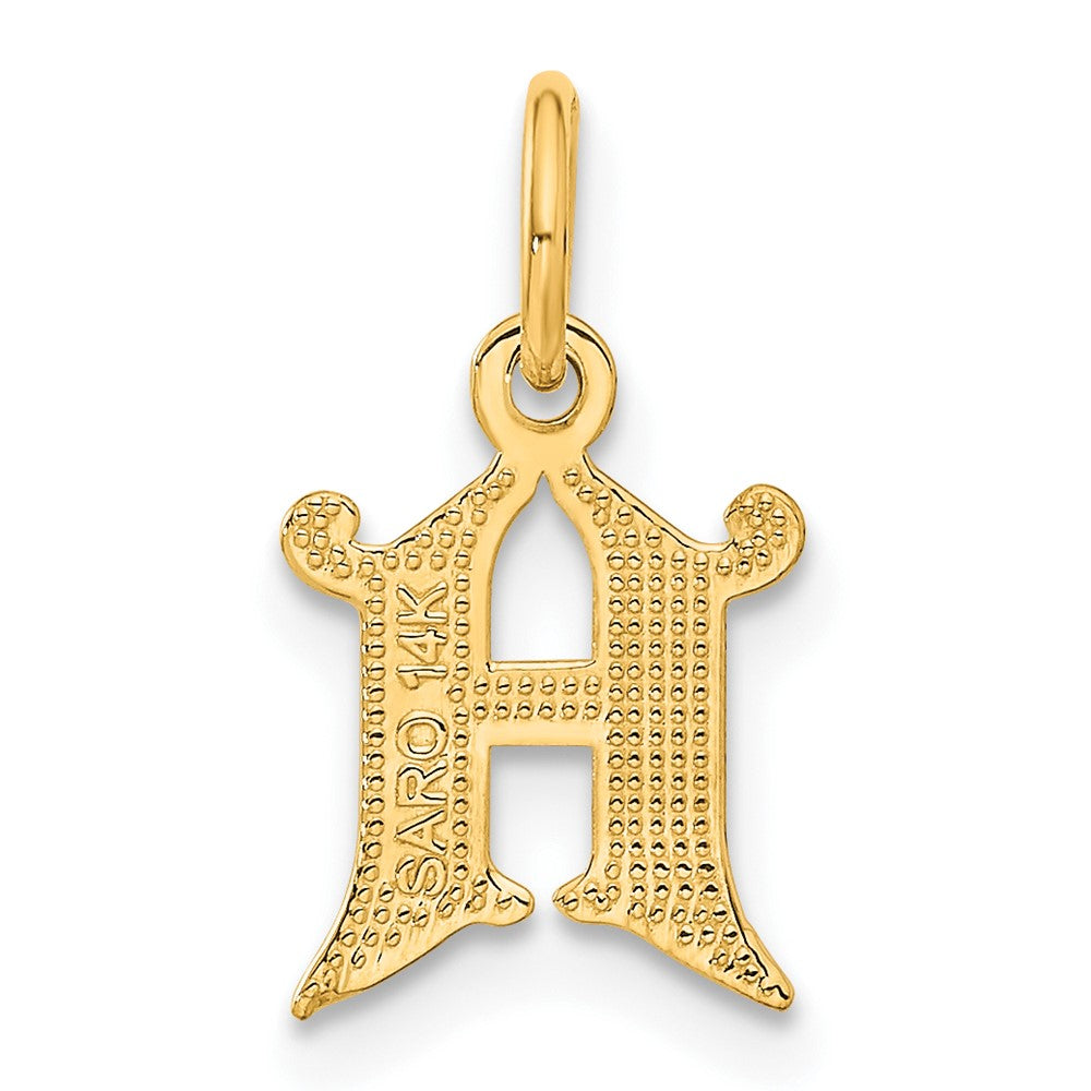 Charlie & Co Jewelry | 14k Letter H Initial Charm - Model C565H