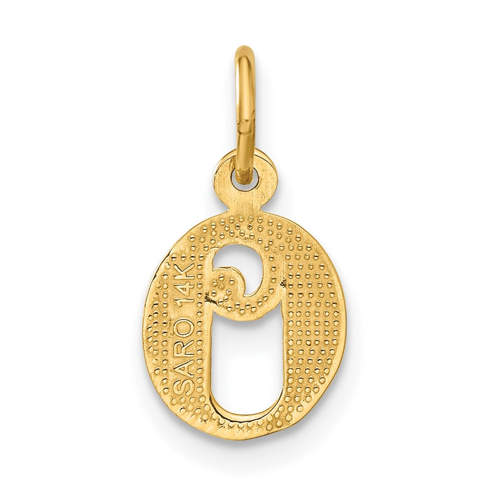 Charlie & Co Jewelry | 14k Letter O Initial Charm - Model C565O
