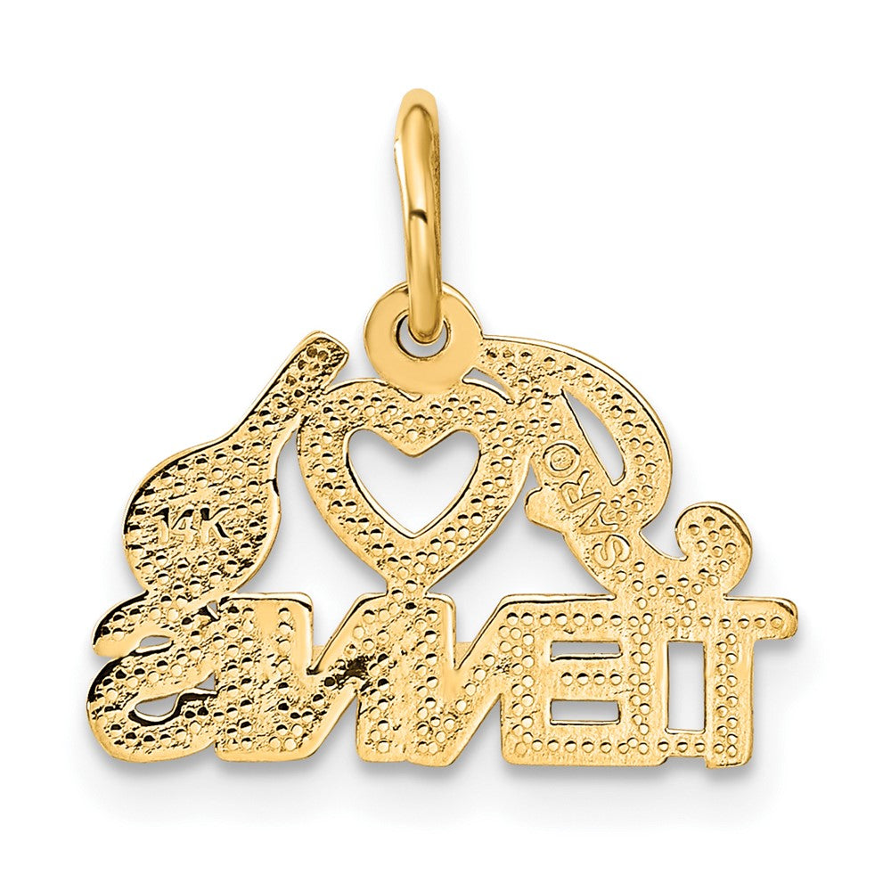 Charlie & Co Jewelry | 14k I Heart Tennis Charm - Model C725