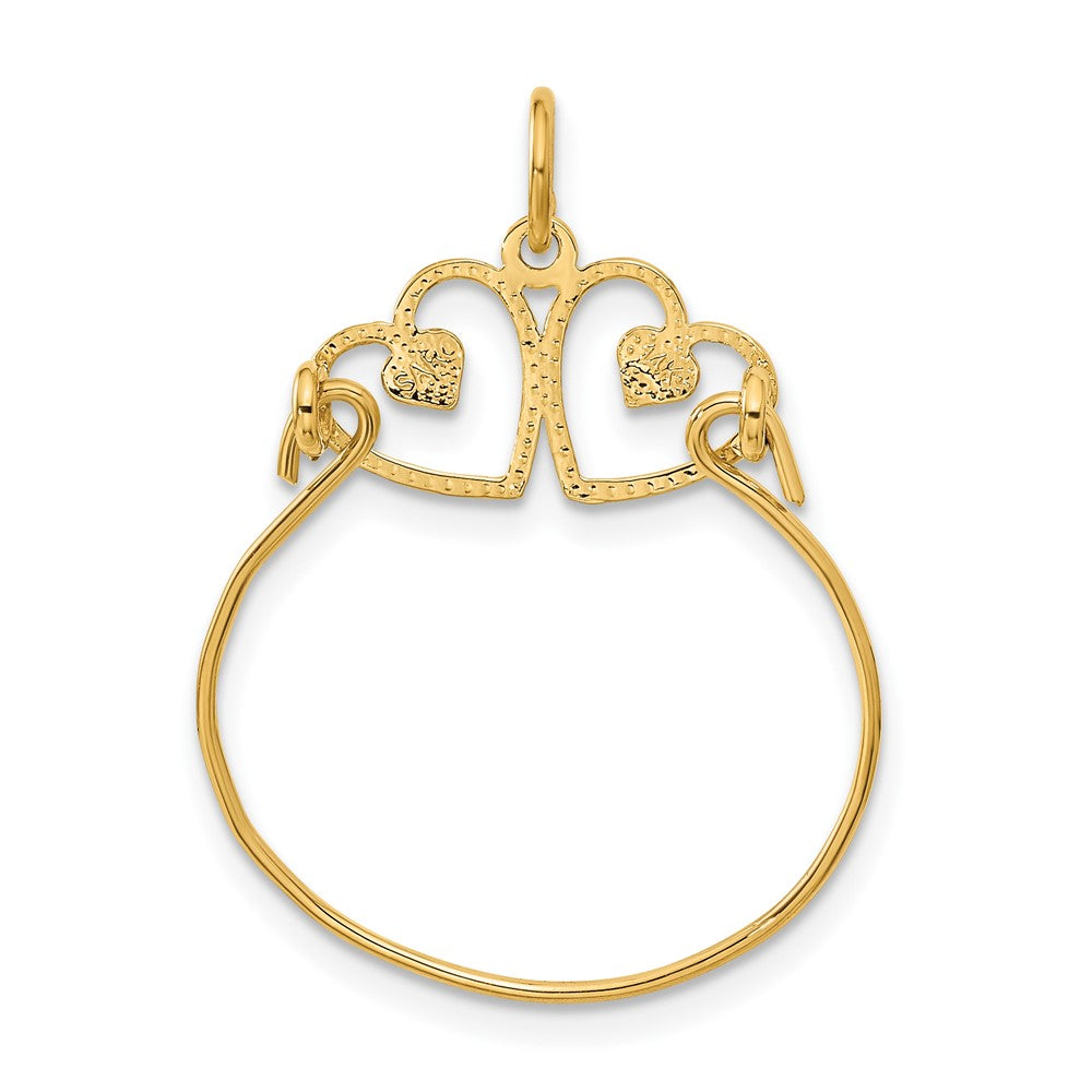 Charlie & Co Jewelry | 14k Heart Charm Holder - Model C734