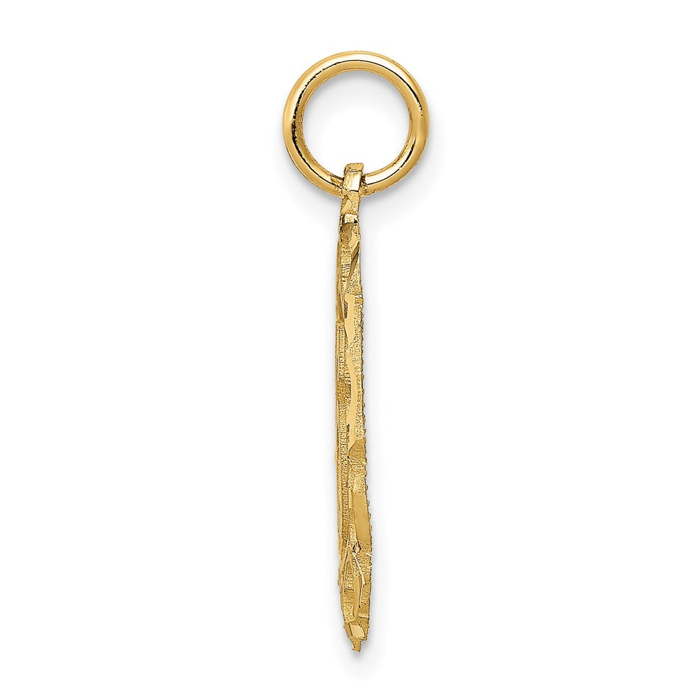 Charlie & Co Jewelry | 14k #16 In Oval Circle Pendant - Model C994