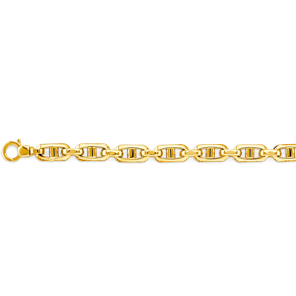 14k 7.2mm Hollow Anchor Chain - Model CH-0599 - Charlie & Co. Jewelry