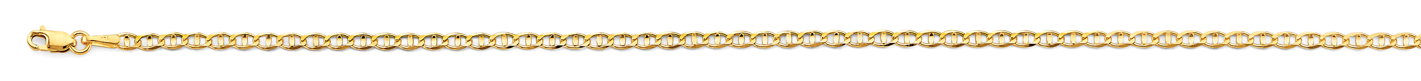 14k 2.6mm Light Mariner Chain - Model CH-0637 - Charlie & Co. Jewelry