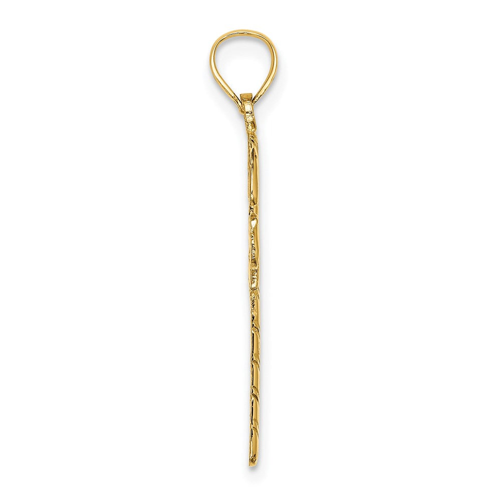 Charlie & Co Jewelry | 14k Solid Polished Candy Cane Charm - Model D1124