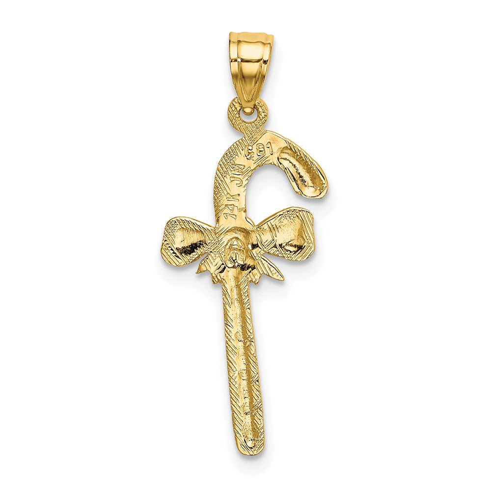 Charlie & Co Jewelry | 14k Solid Polished Candy Cane Charm - Model D1124