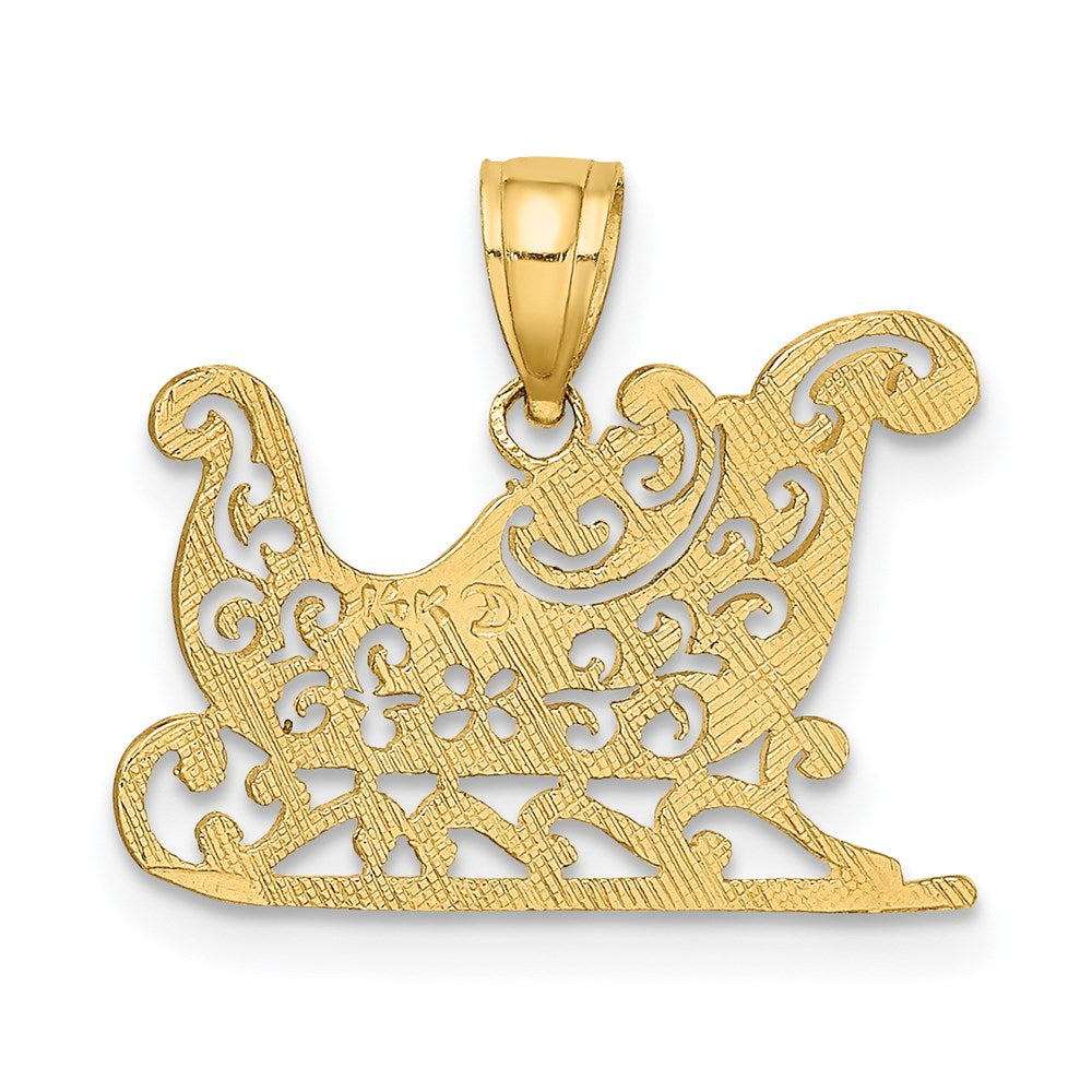 Charlie & Co Jewelry | 14k Polished Sleigh Charm - Model D1131
