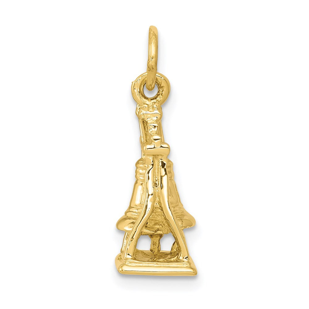 Charlie & Co Jewelry | 14k Solid Polished 3-d Liberty Bell Charm - Model D1203