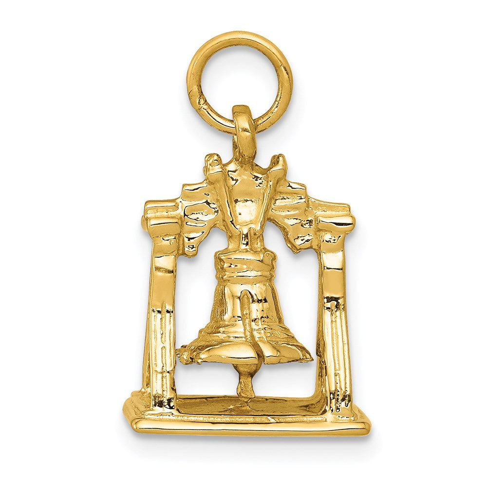 Charlie & Co Jewelry | 14k Solid Polished 3-d Liberty Bell Charm - Model D1203