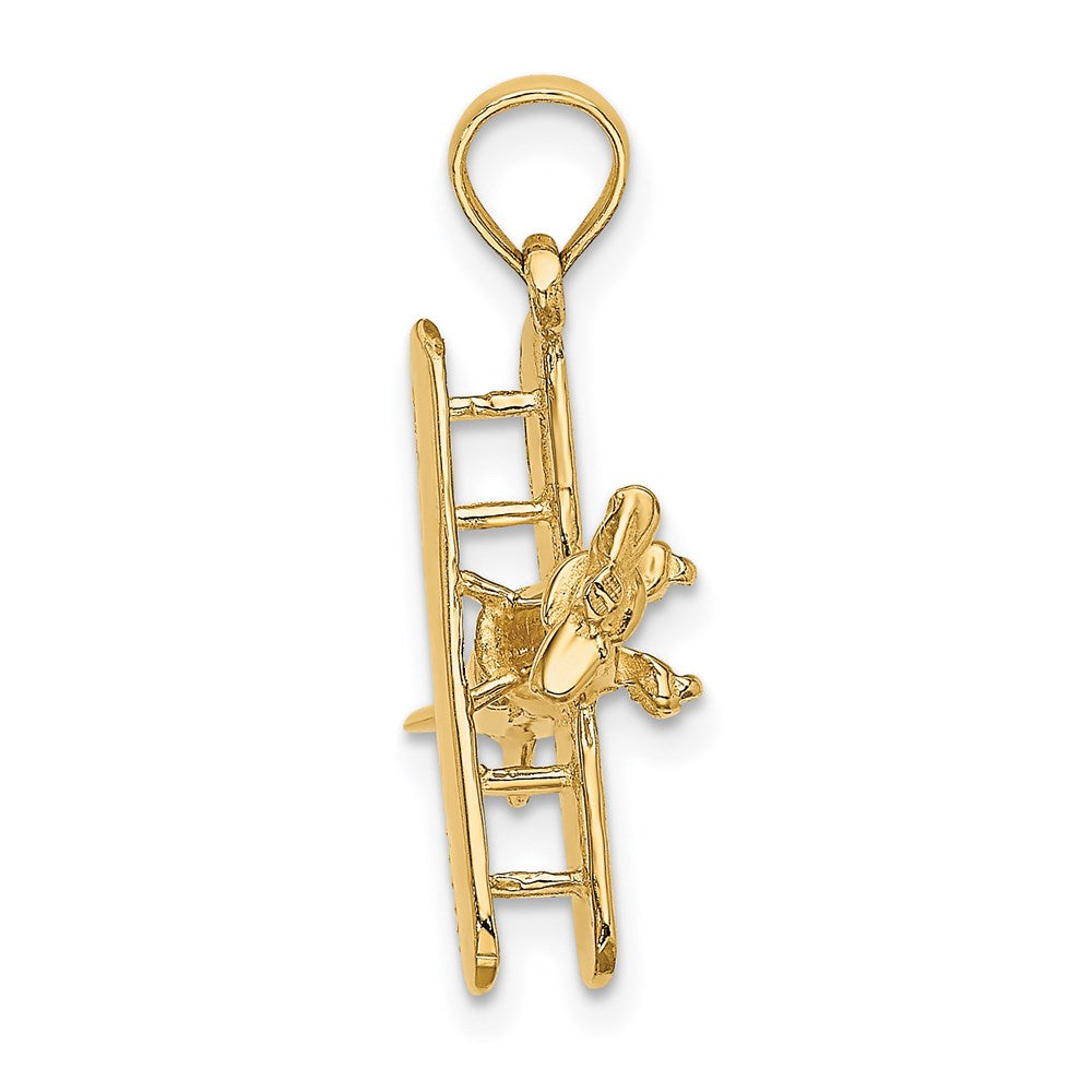 Charlie & Co Jewelry | 14k 3-d Bi-plane Charm - Model D1227