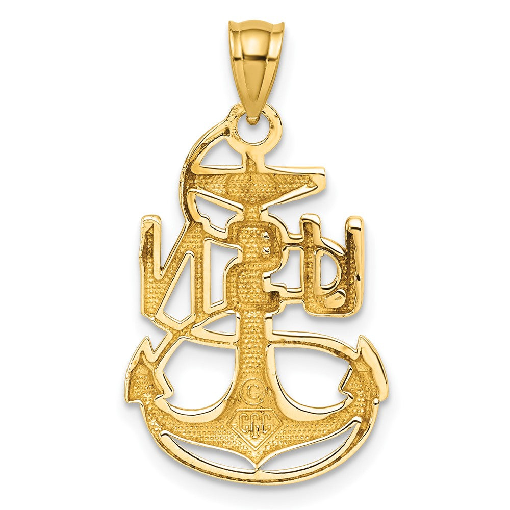 Charlie & Co Jewelry | 14k United States Navy Usn Anchor Pendant - Model D1230