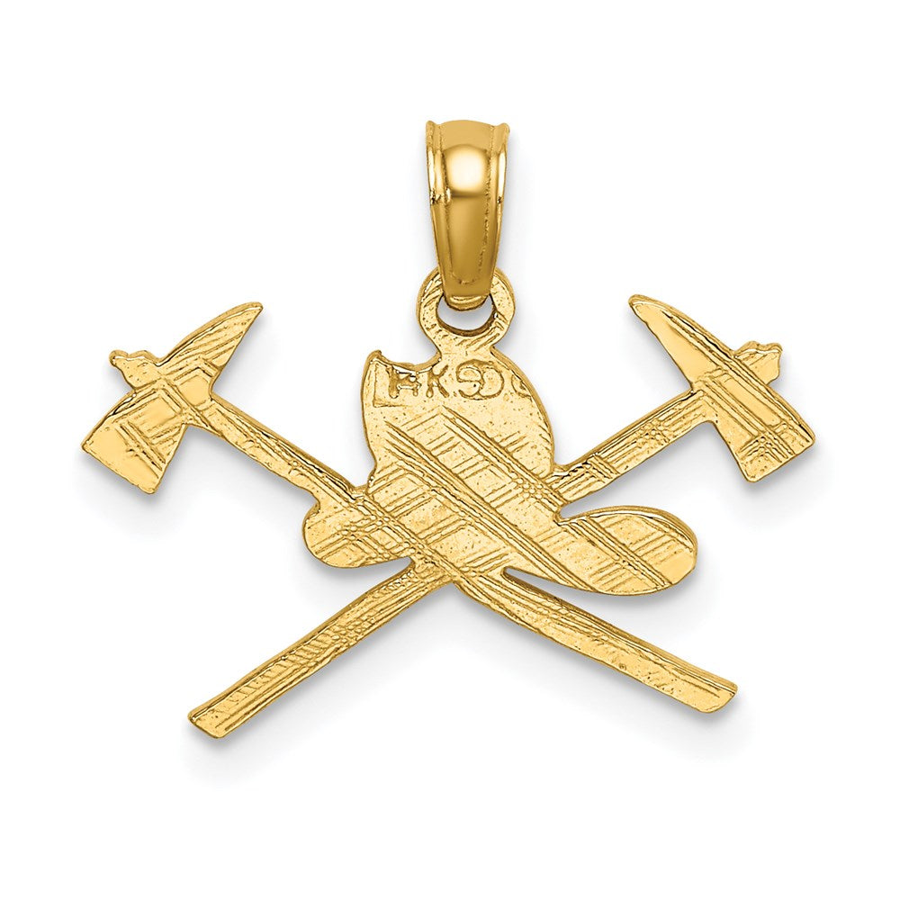 Charlie & Co Jewelry | 14k Fire Department Insignia Charm - Model D1237