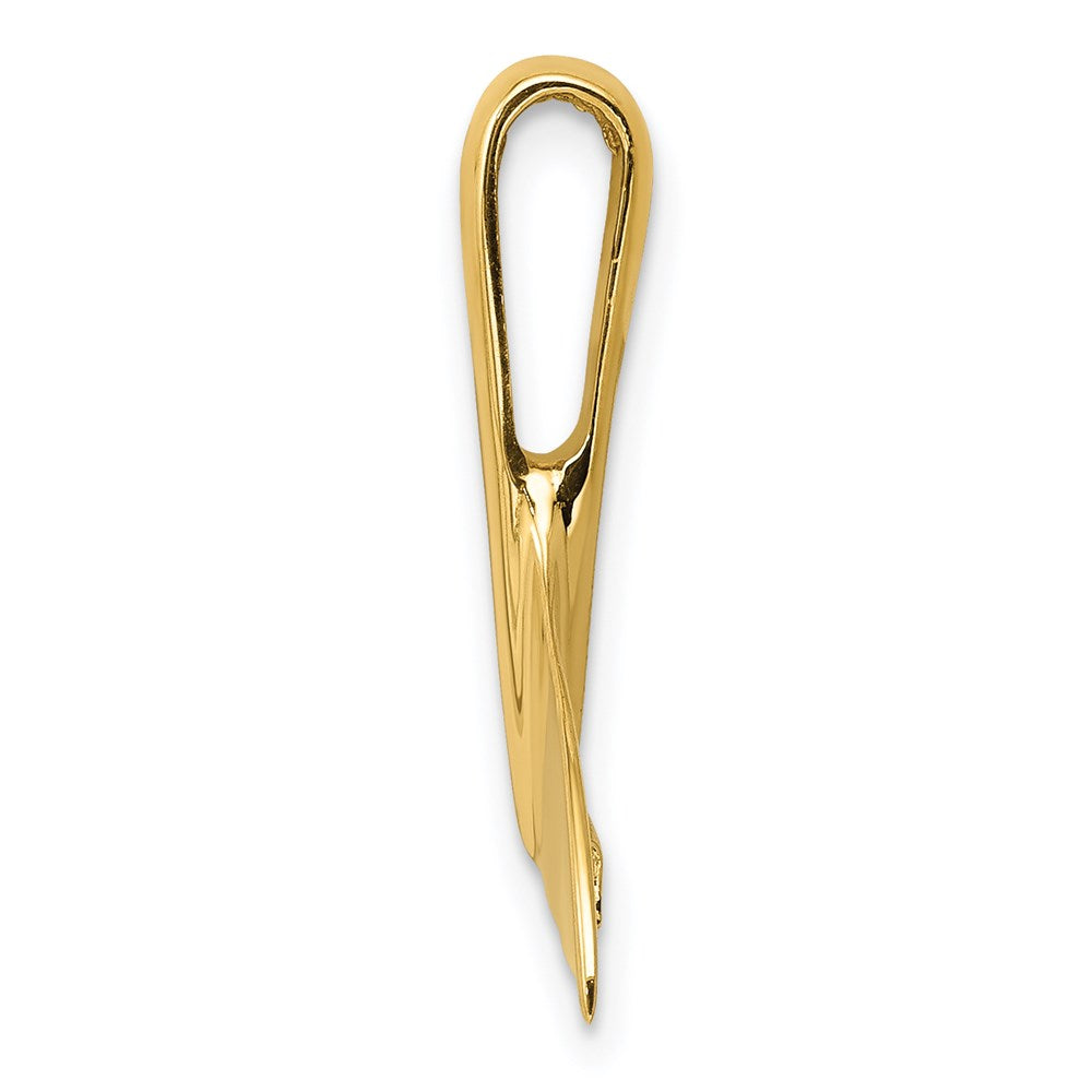 Charlie & Co Jewelry | 14k Whale Tail Chain Slide - Model D3