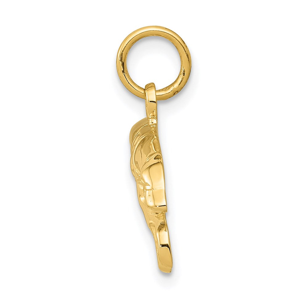 14K Gold Racing Greyhound Charm - Charlie & Co. Jewelry