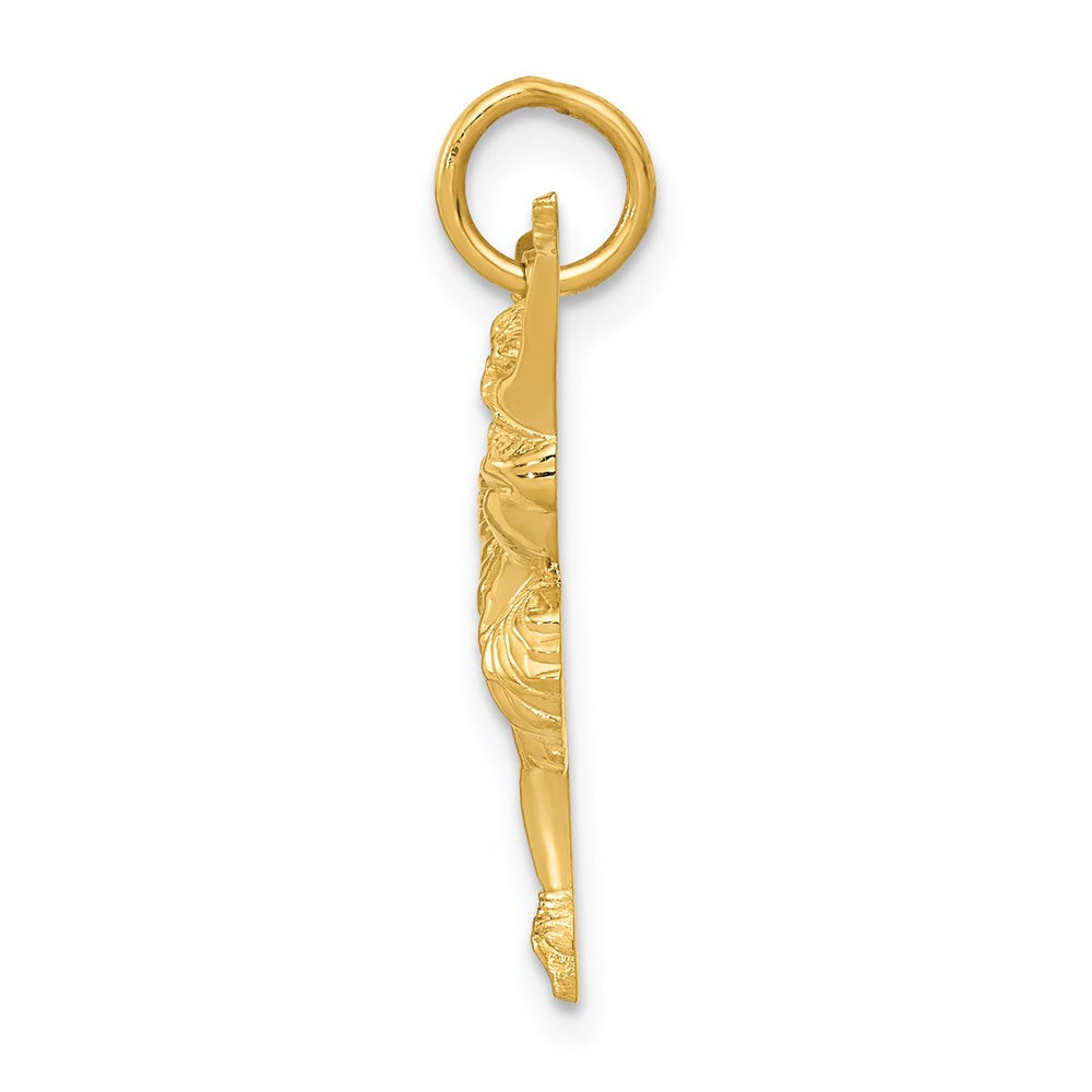 14K Gold Ballerina Charm Necklace - Charlie & Co. Jewelry