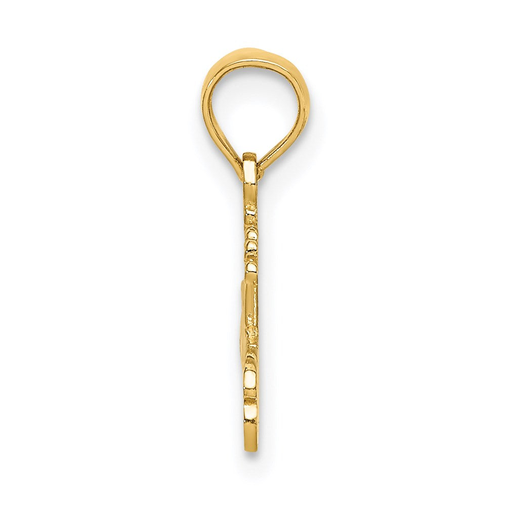 Yellow Gold 'PRINCESS' Pendant Model-D3984 - Charlie & Co. Jewelry