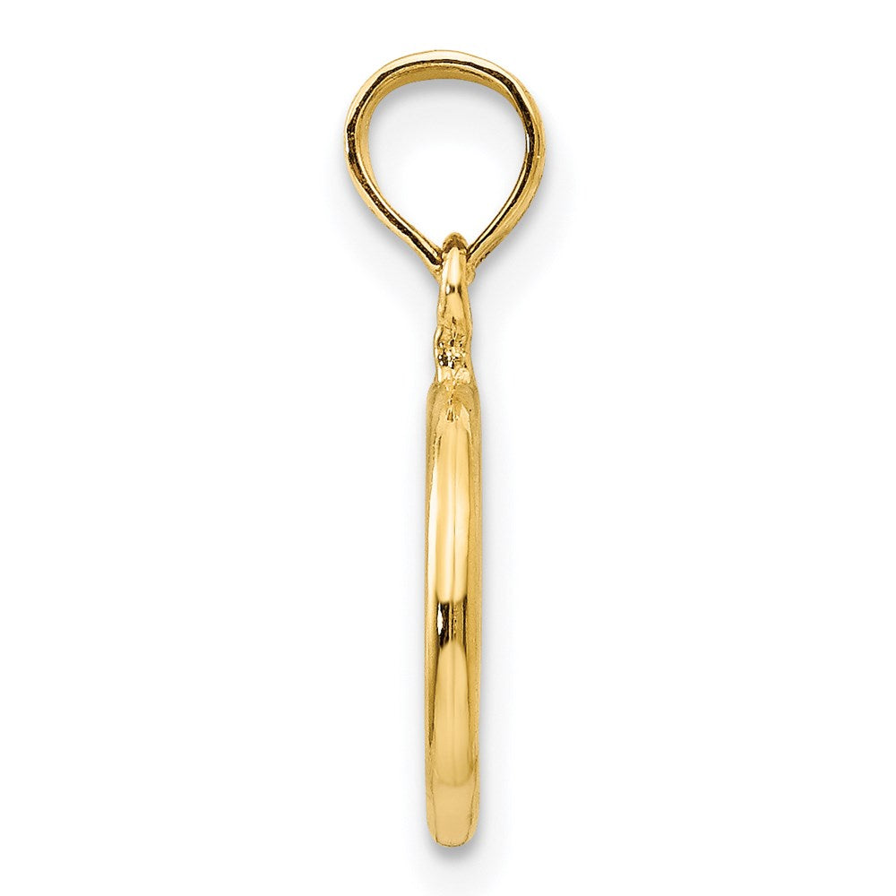 Charlie & Co Jewelry | 14k Polished Peace Symbol Pendant - Model D4053