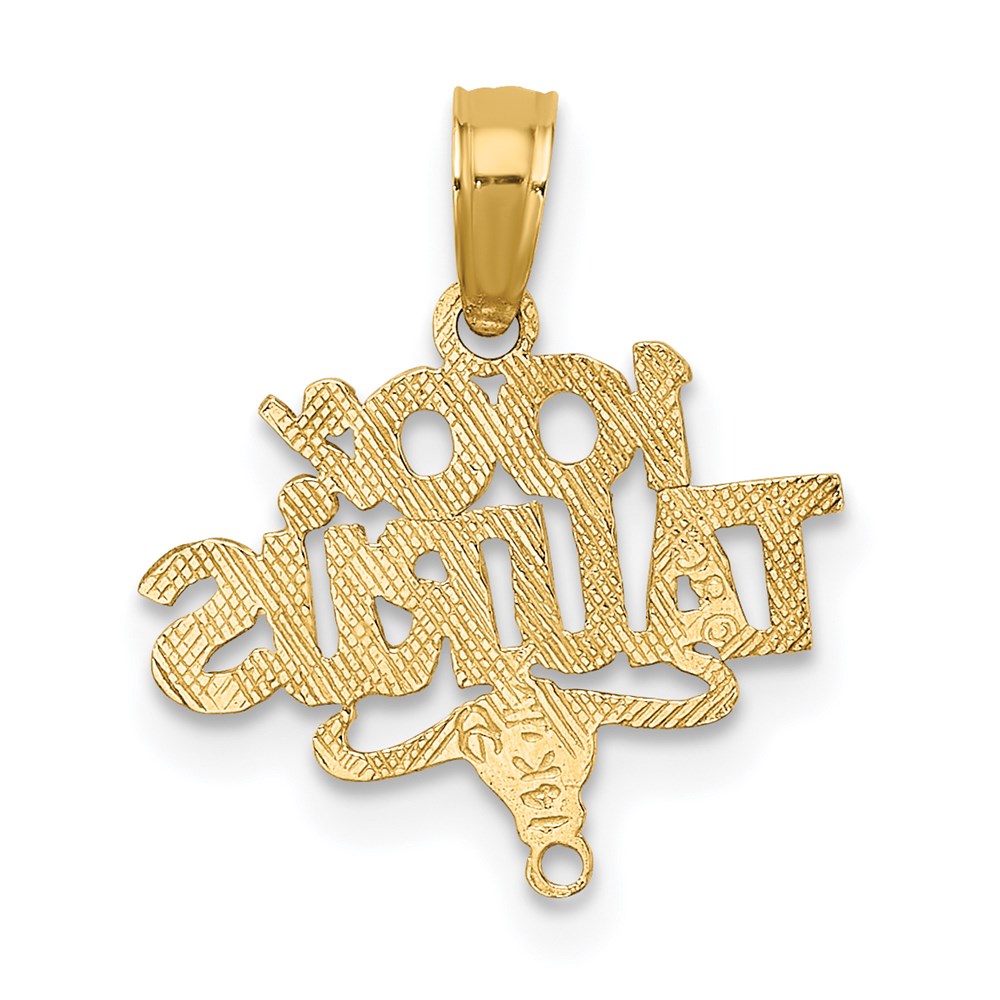 Gold 100% TAURUS Small Zodiac Charm Model-D4055 - Charlie & Co. Jewelry