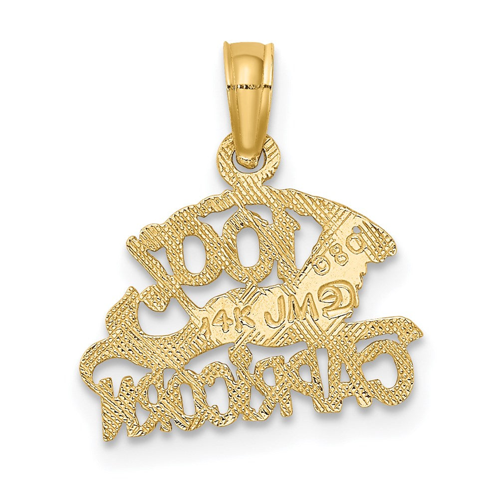 Gold 100% CAPRICORN Small Zodiac Charm Model-D4063 - Charlie & Co. Jewelry