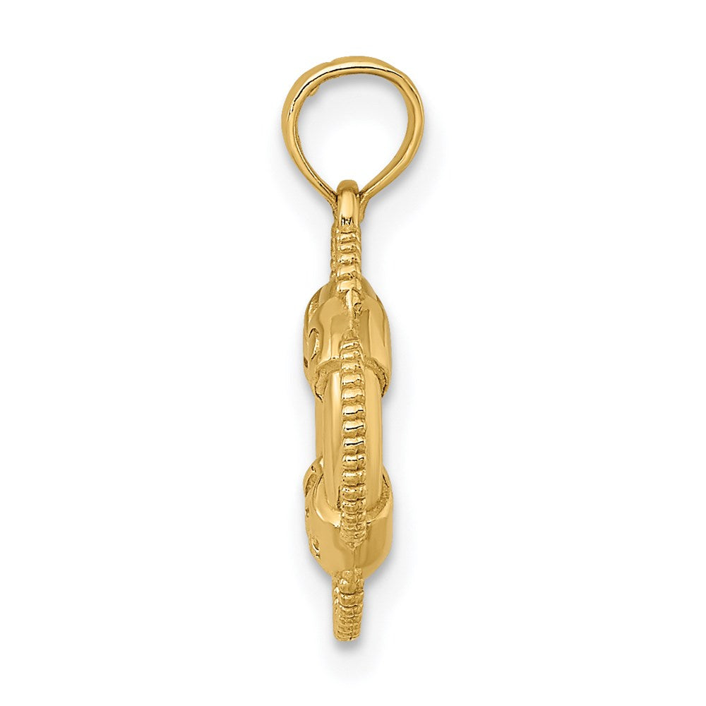 Charlie & Co Jewelry | 14k 3d Lifesaver Charm - Model D4170