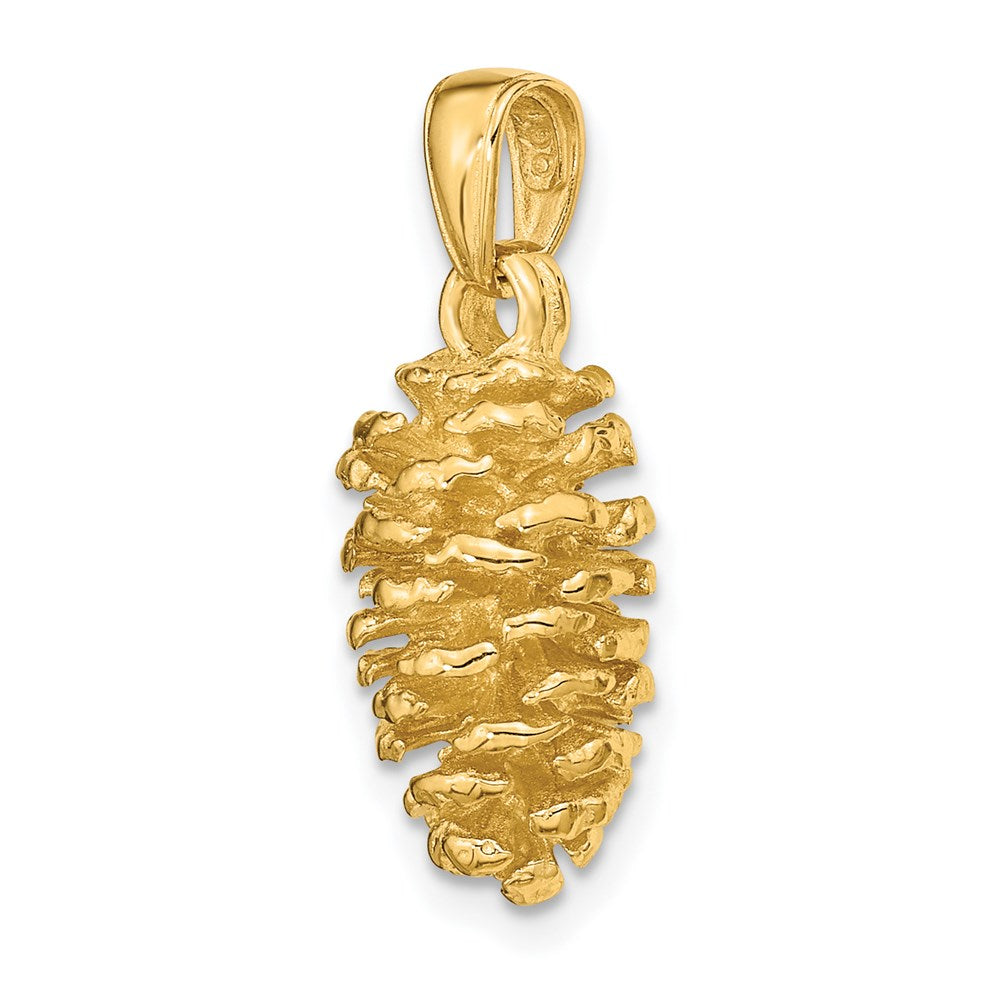 Charlie & Co Jewelry | 14k 3-d Pinecone Pendant - Model D4192