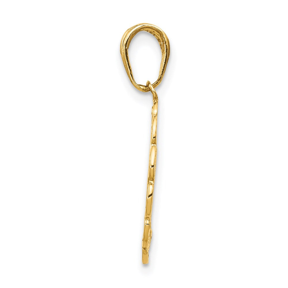 14K Gold Hummingbird Pendant Necklace - Charlie & Co. Jewelry
