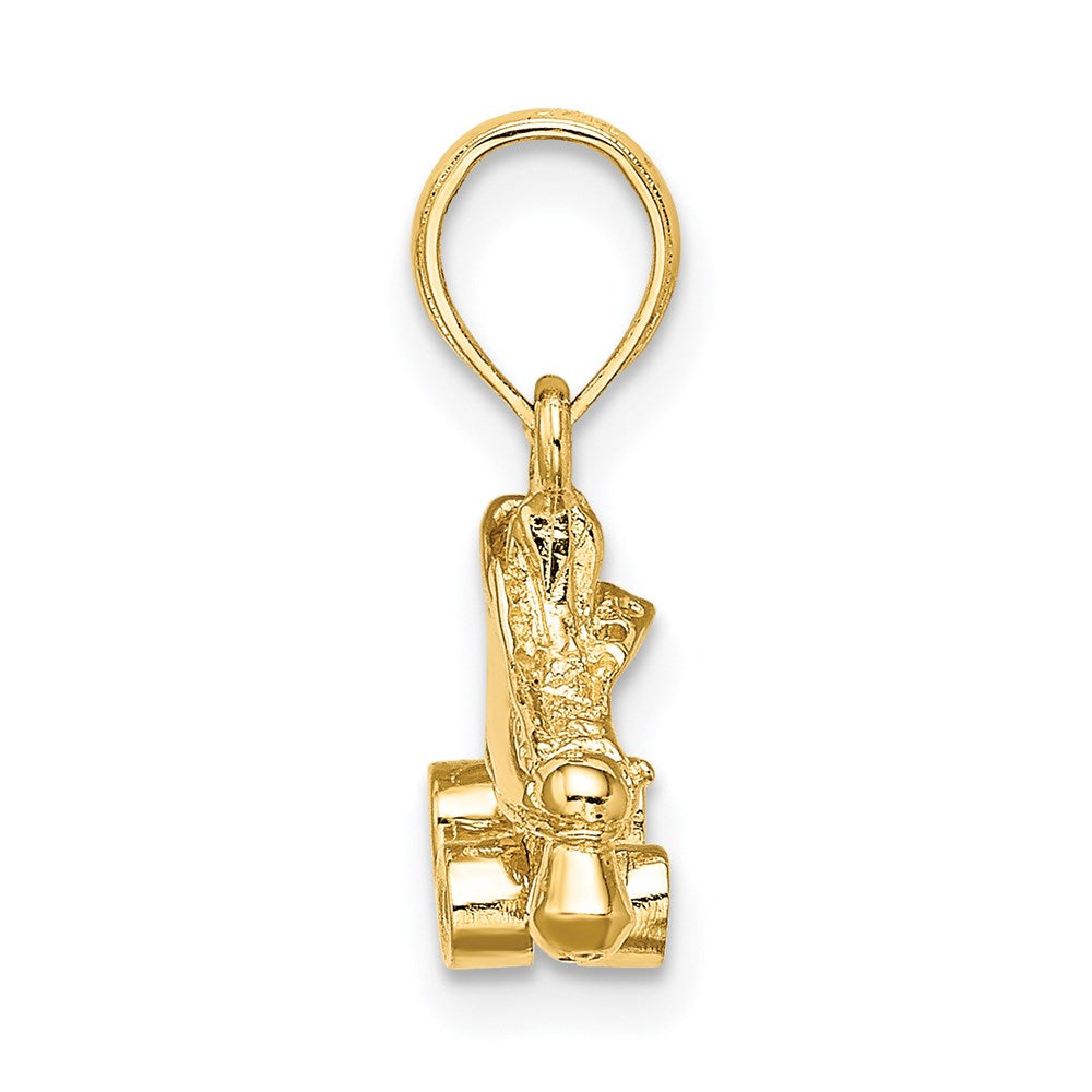 Charlie & Co Jewelry | 14k 3-d Roller Skate Charm - Model D4267