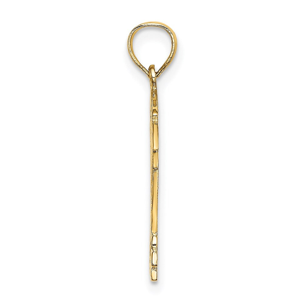 Charlie & Co Jewelry | 14k Hockey Story Framed Charm - Model D4277