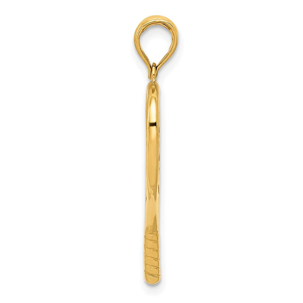 Charlie & Co Jewelry | 14k 3-d Racquetball Pendant - Model D4285
