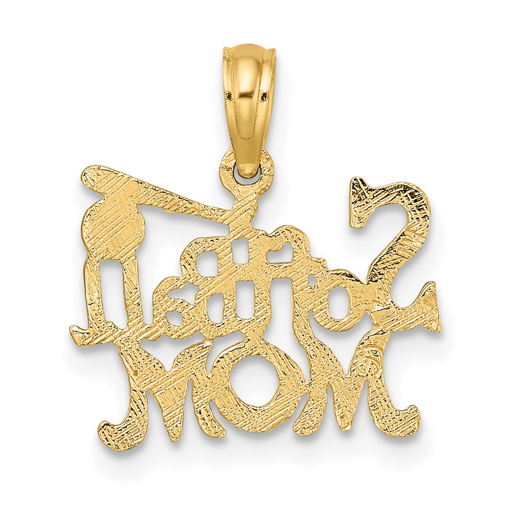 Charlie & Co Jewelry | 14k Softball Mom W/ Bat And Ball Charm - Model D4286