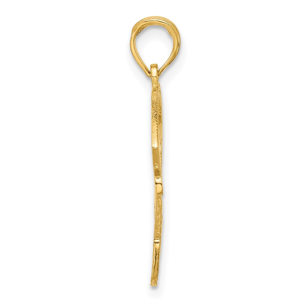 Charlie & Co Jewelry | 14k Baseball Diamond Pendant - Model D4289
