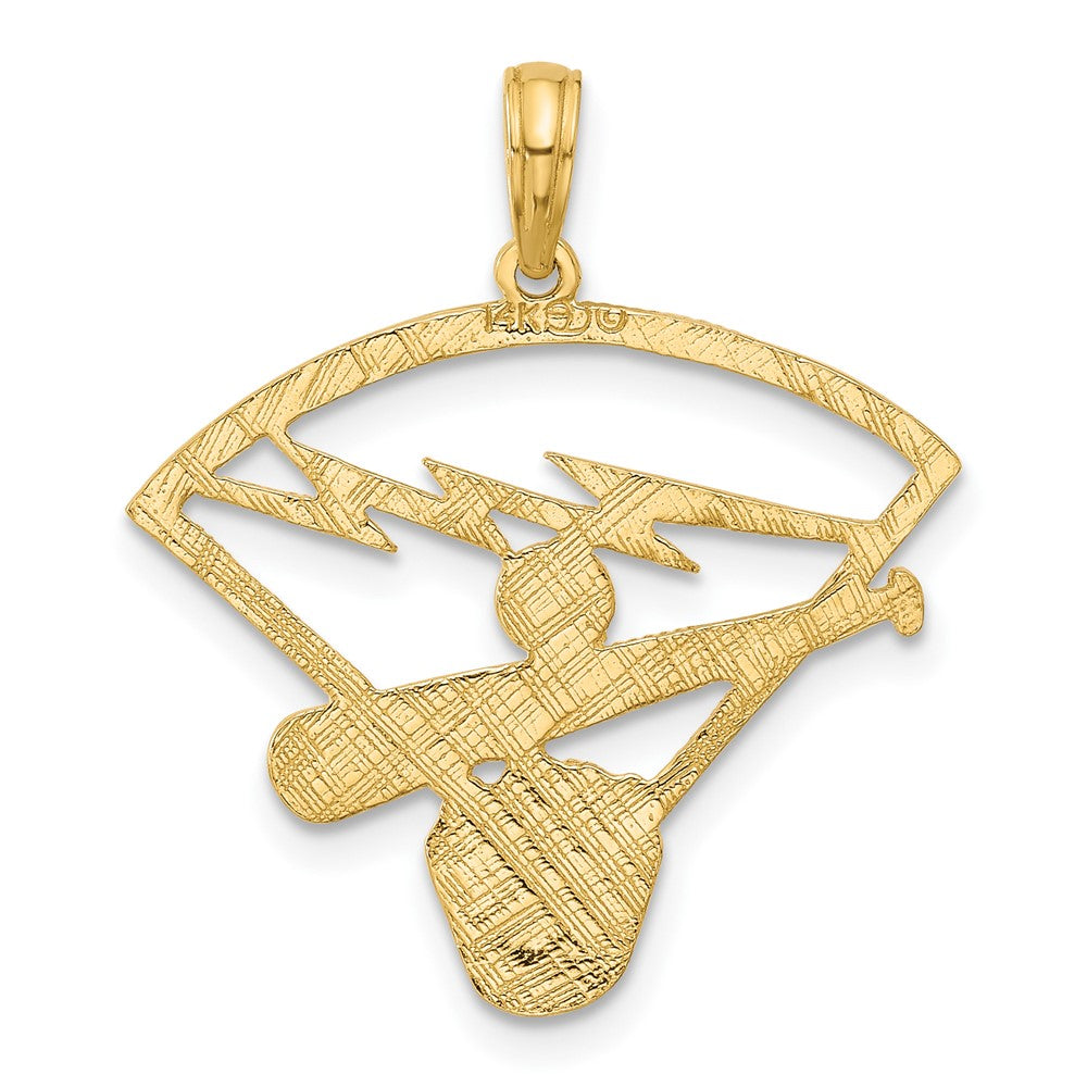 Charlie & Co Jewelry | 14k Baseball Diamond Pendant - Model D4289