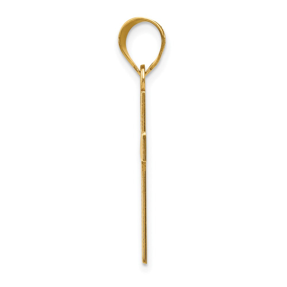 Charlie & Co Jewelry | 14k Small Satin Cross Pendant - Model D4296