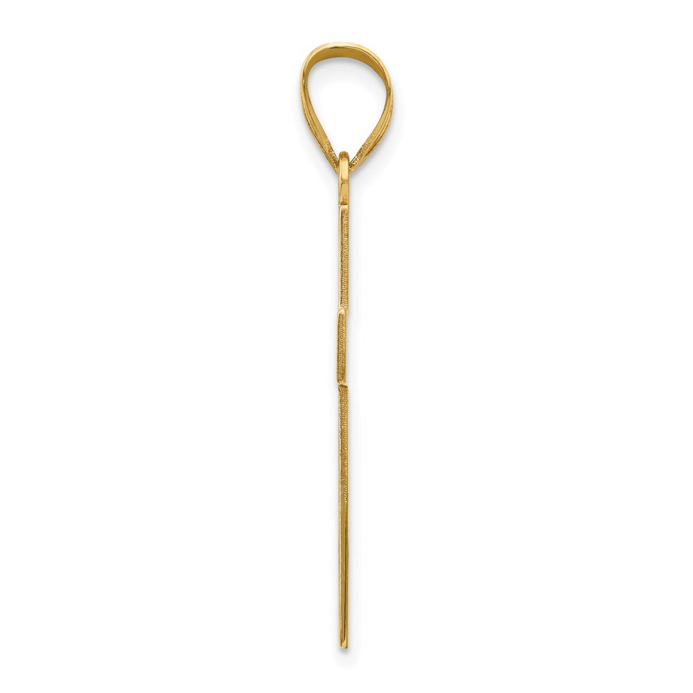 Charlie & Co Jewelry | 14k Medium Satin Cross Pendant - Model D4298