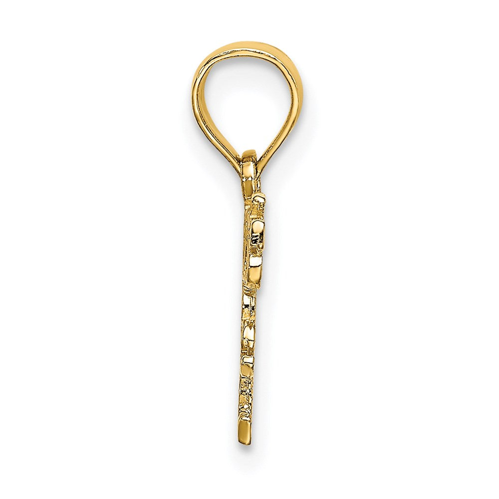 Charlie & Co Jewelry | 14k Polished Daddys Little Girl Charm - Model D4365
