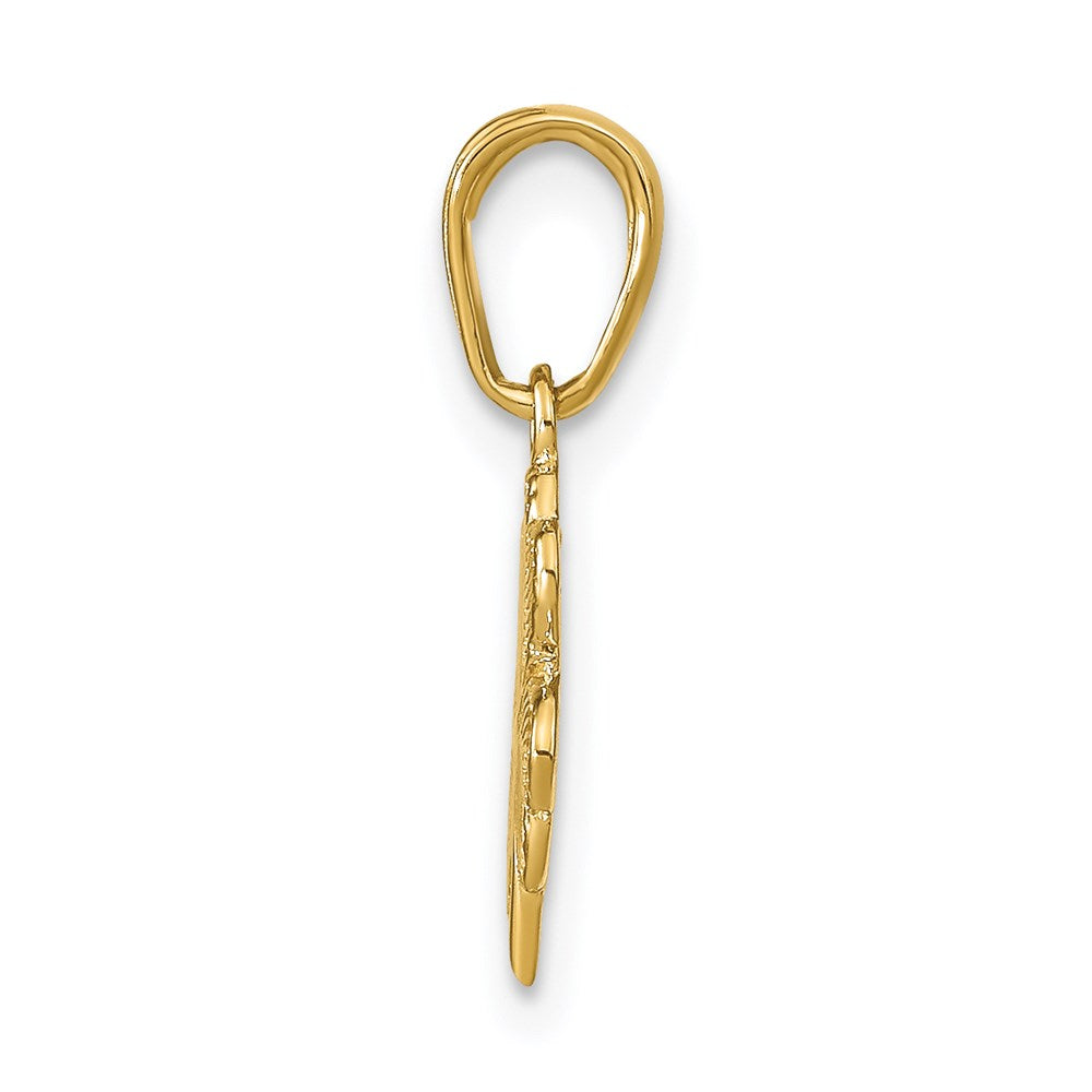 Charlie & Co Jewelry | 14k Polished And Textured 4-leaf Clover Pendant - Model D4371
