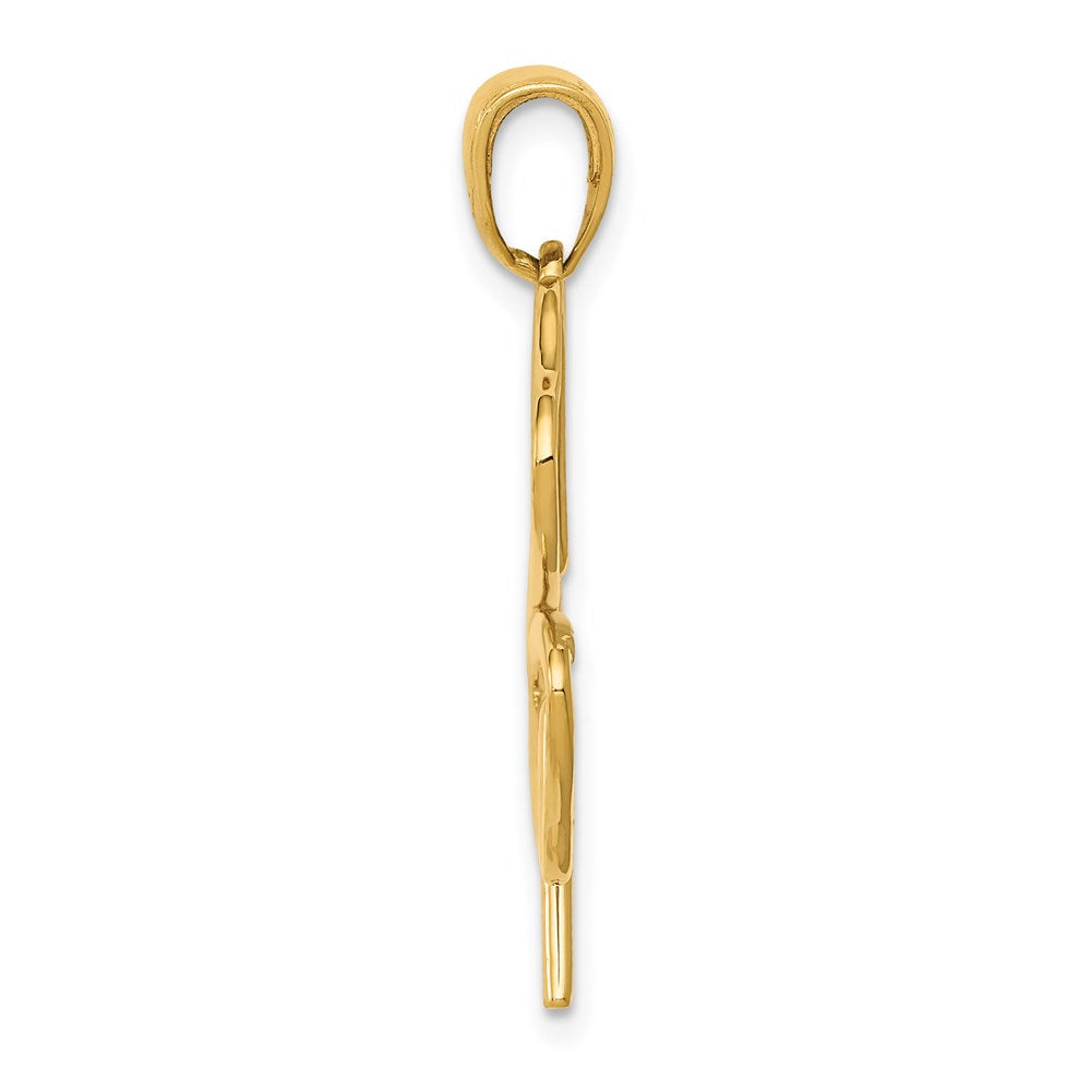 Charlie & Co Jewelry | 14k Polished Cut Out 4-leaf Clover Pendant - Model D4372