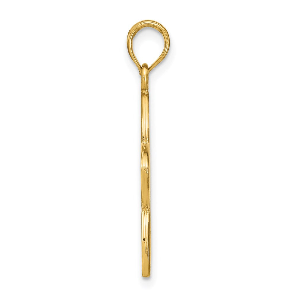 Charlie & Co Jewelry | 14k Polished Cut Out Flower Pendant - Model D4376