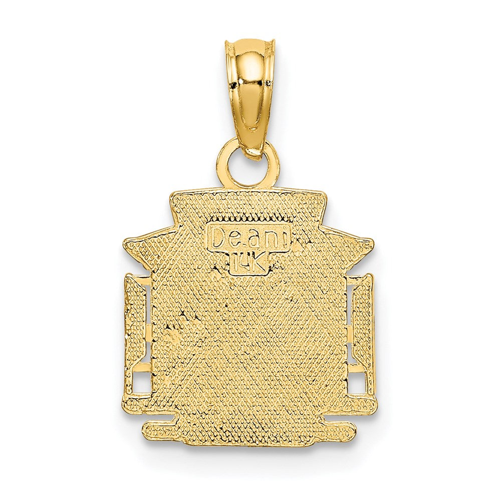 Charlie & Co Jewelry | 14k Polished Sf Cable Car Charm - Model D4407