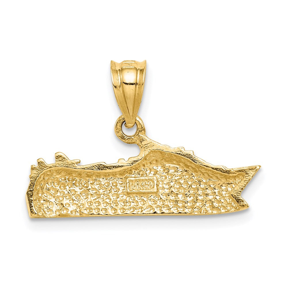 Charlie & Co Jewelry | 14k Polished Cruse Ship Pendant - Model D4606
