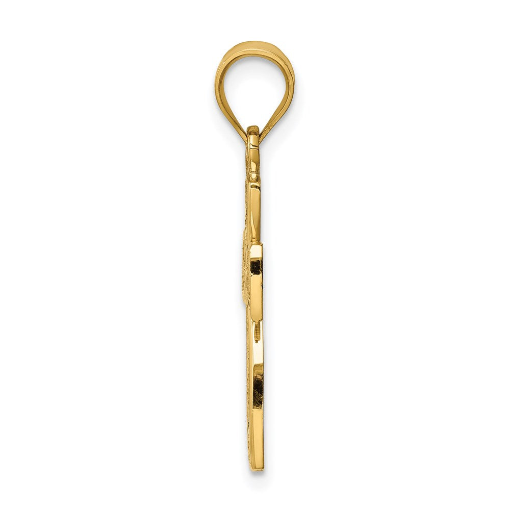 Charlie & Co Jewelry | 14k Polished Cross Pendant - Model D4644