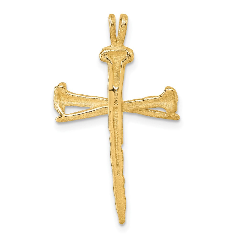 Charlie & Co Jewelry | 14k Polished Nail Cross Charm - Model D4755