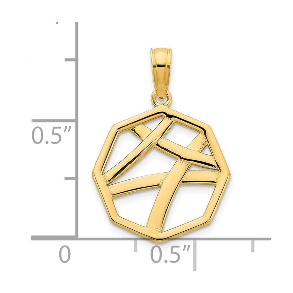 14k Gold Fancy Pendant - Charlie & Co. Jewelry