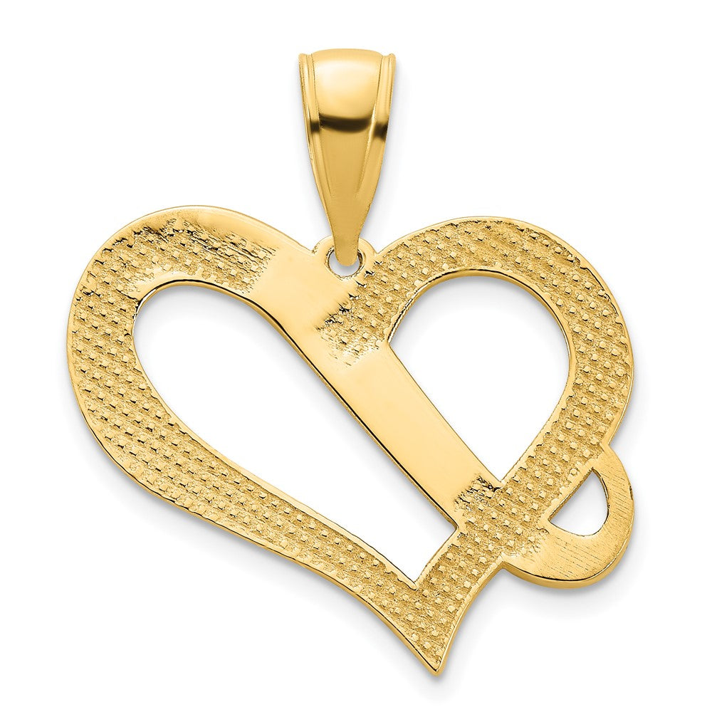 Charlie & Co Jewelry | 14k Fancy Heart Pendant - Model D5097