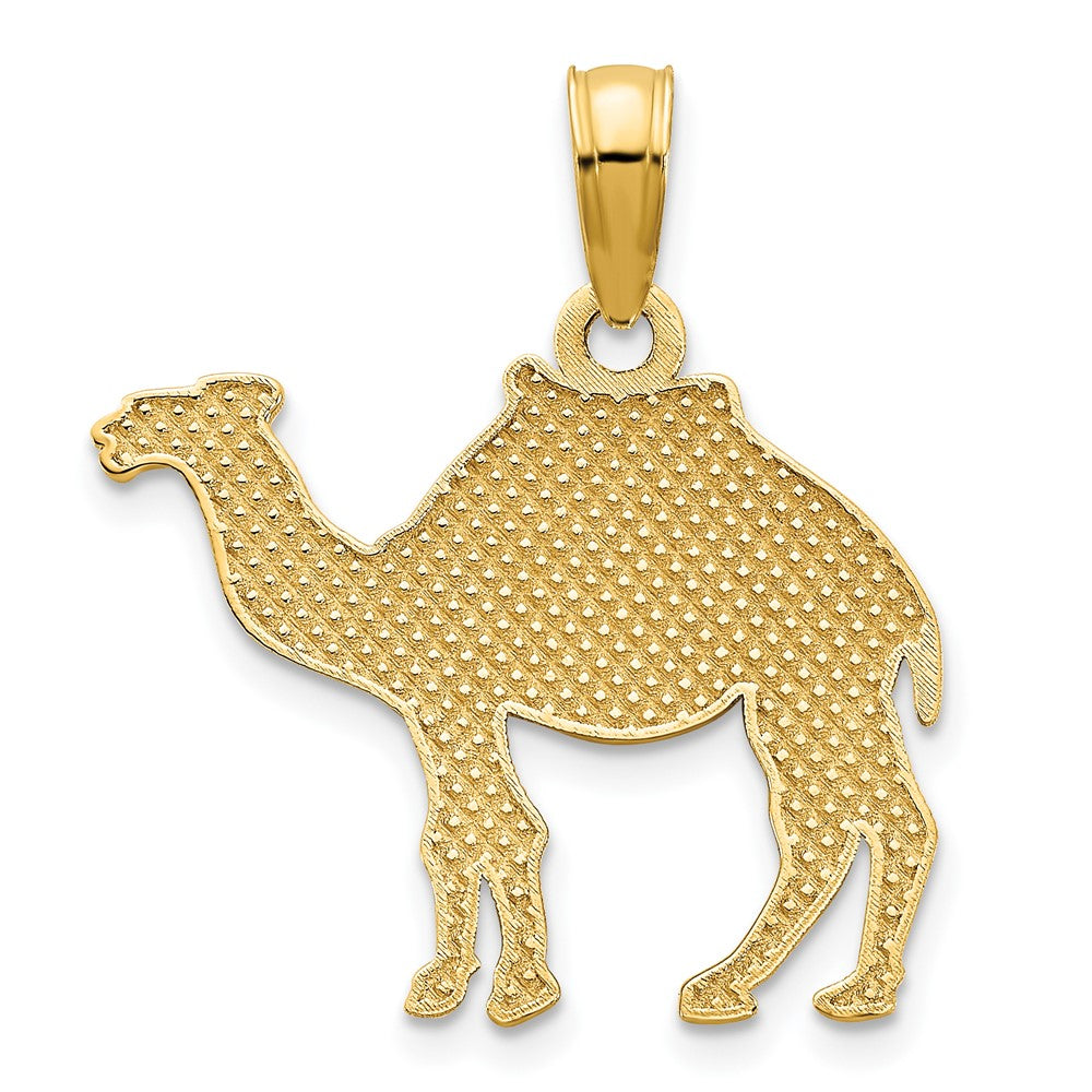 14k Gold Camel Necklace Pendant - Charlie & Co. Jewelry